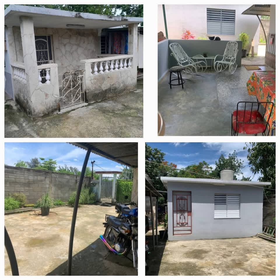 Dos casas con patio amplio en una propiedad