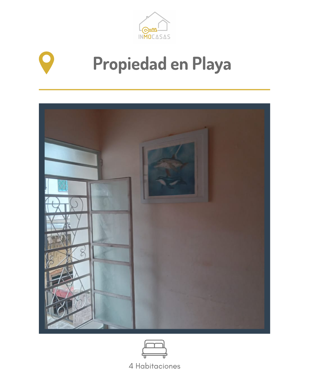 Propiedad ubicada en Buenavista, Playa cerca de 70.