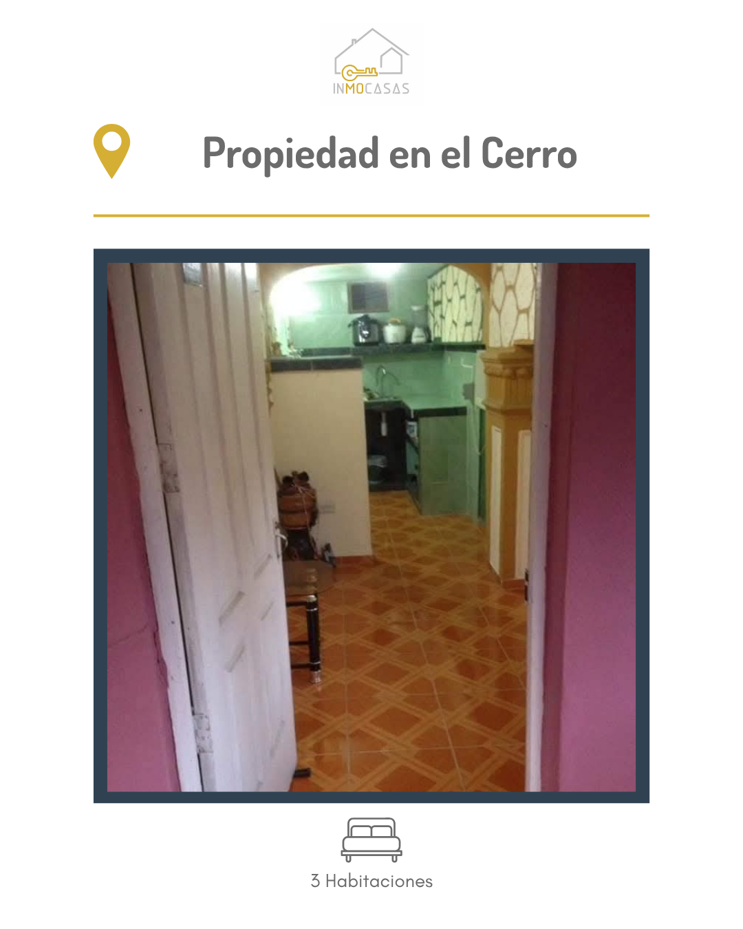Propiedad puerta a calle ubicada en el municipio Cerro.