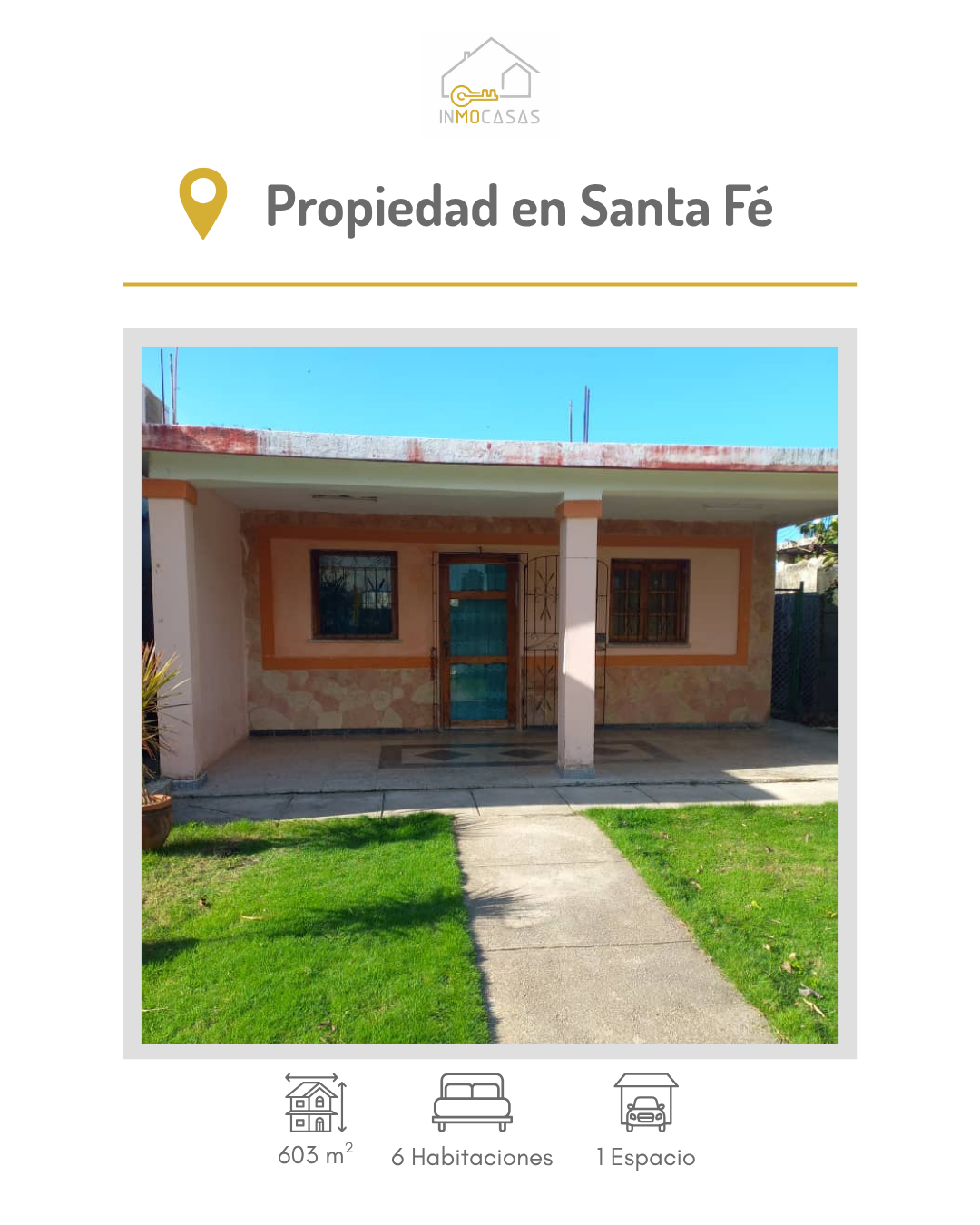 Casa en Santa Fé, Playa.