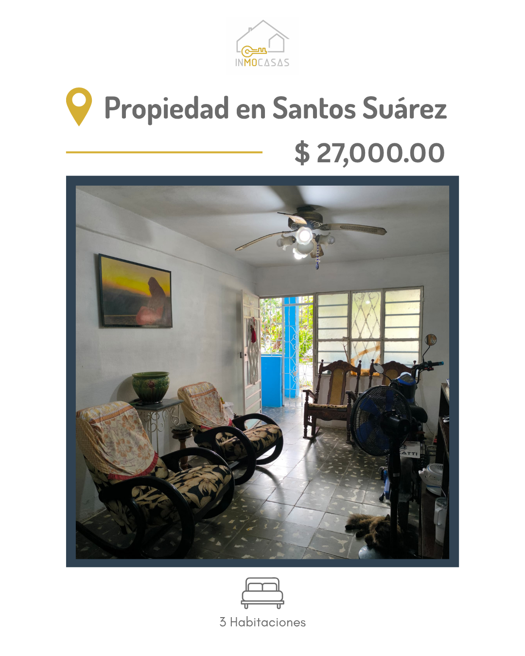 Bajos de biplanta lista parra vivir ubicada en Santos Suárez, municipio Diez de
