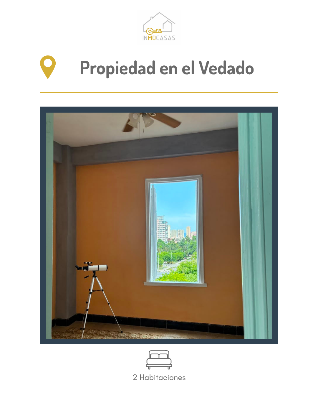 Apartamento en el Vedado cerca de 23 y G.