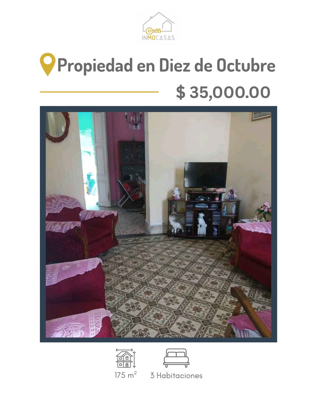 Propiedad independiente en la calle Libertad, en el municipio Diez de Octubre