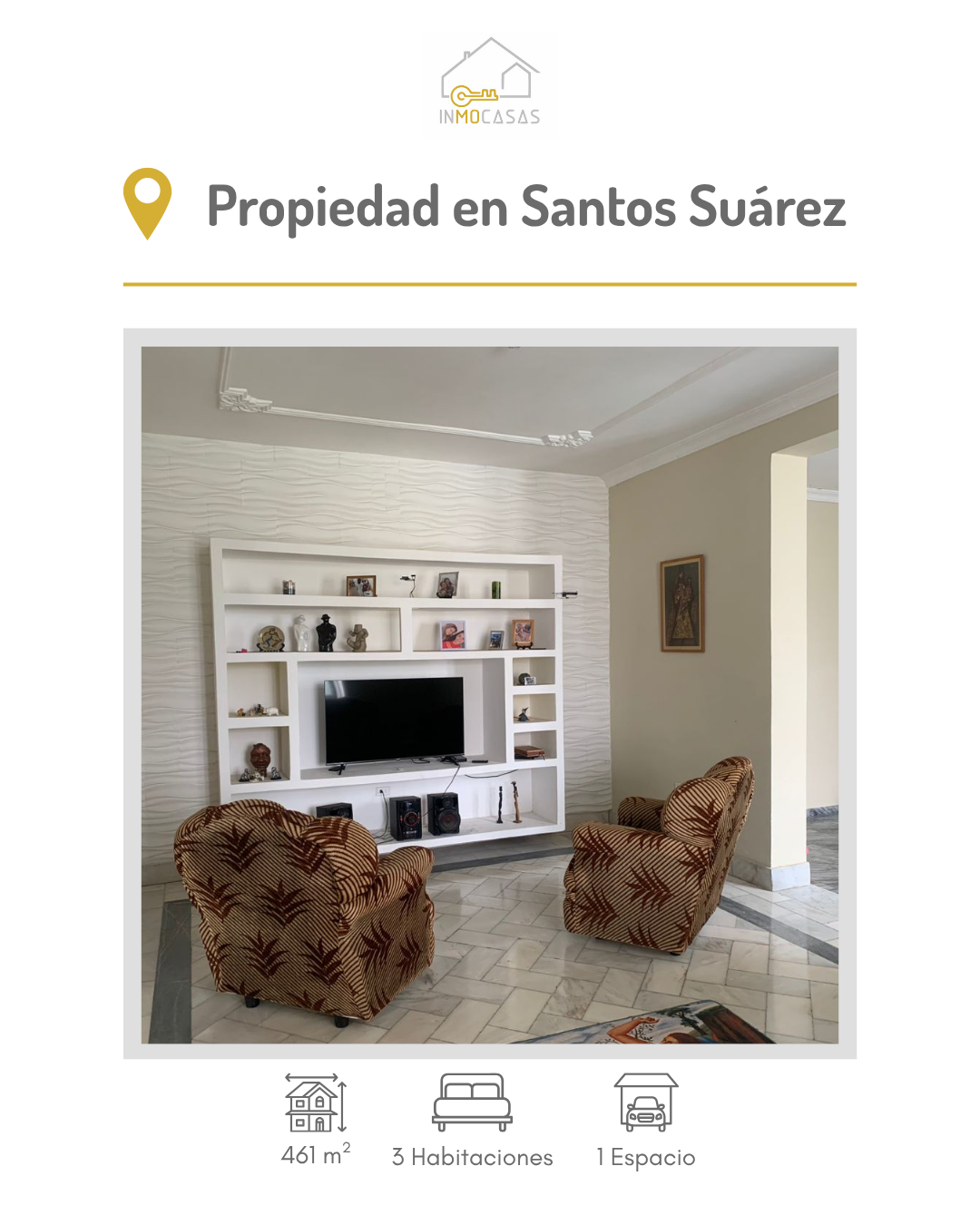 Propiedad ubicada en el reparto residencial Santos Suárez, Diez de Octubre, a