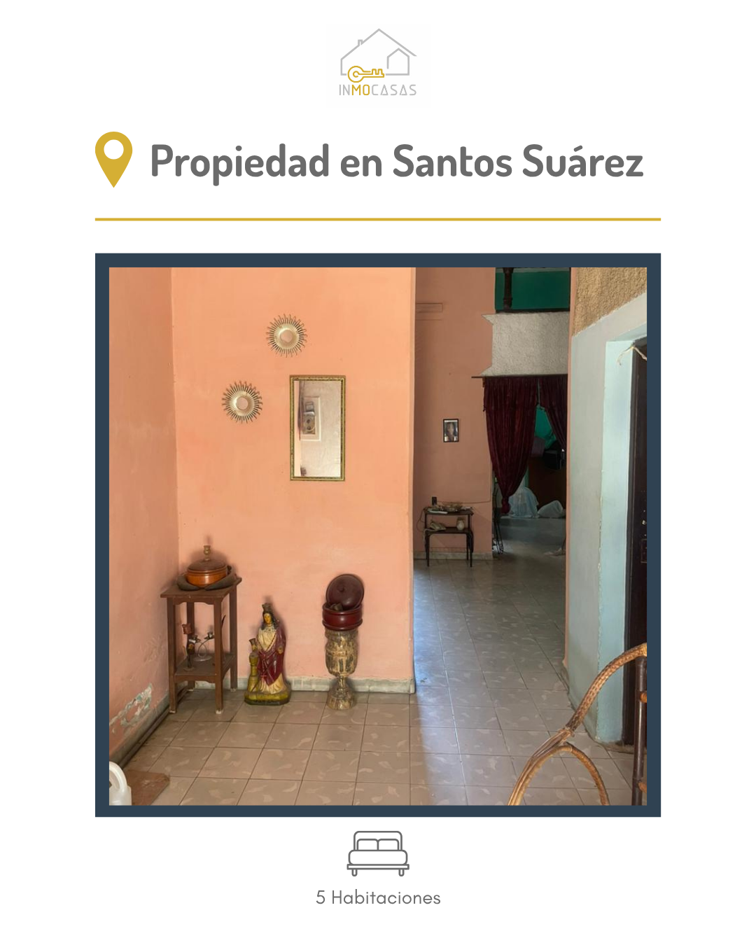 Propiedad independiente de construcción capitalista ubicada en Santos Suárez, a
