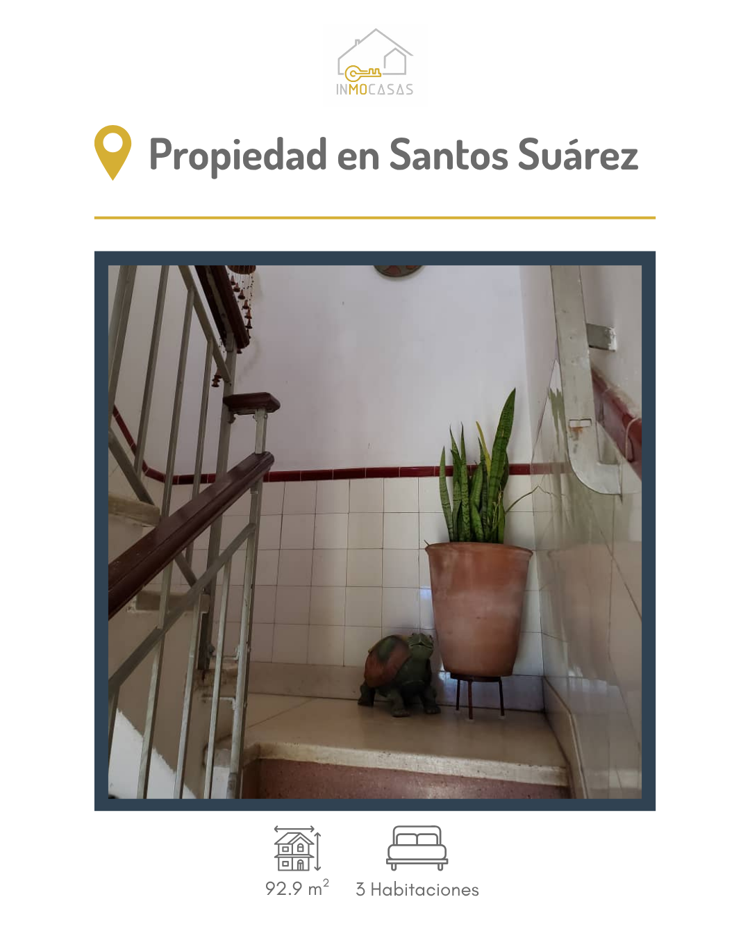 Propiedad con entrada independiente en un primer piso, cerca del parque de