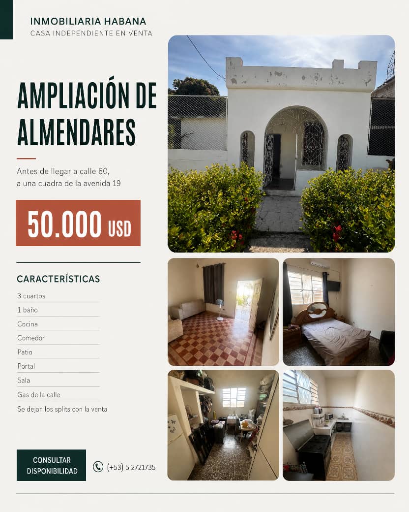 CASA INDEPENDIENTE EN VENTA — PLAYA, LA HABANA