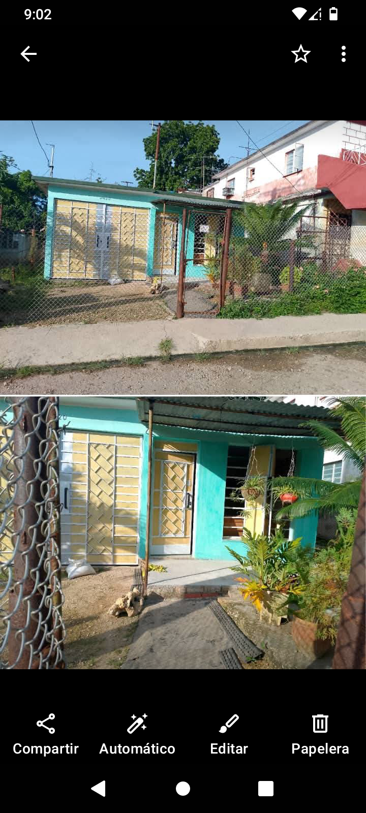Casa totalmente independiente de dos cuartos placa libre cisterna tanque